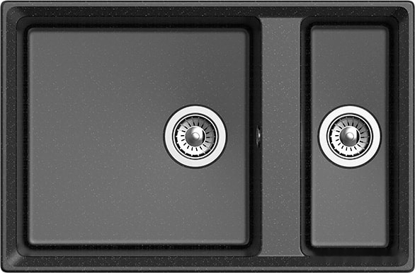 Кухонная мойка GranFest GF-LV-760K (черный)