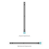 Полотенцесушитель Сунержа Нюанс EU50+ 1545х50 30-0212-1545