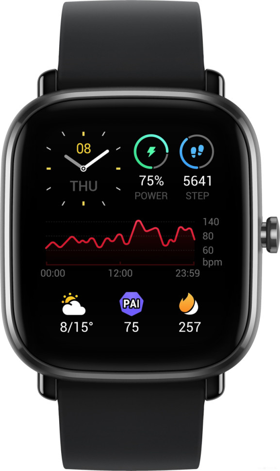 Умные часы Amazfit GTS 2 mini (полночный черный)