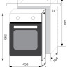 Духовой шкаф LEX EDM 4570 WH