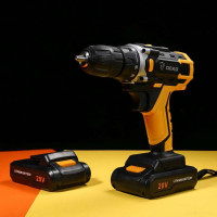 Дрель-шуруповерт Deko DKCD20FU-Li SET 3 063-4172 (с 2-мя АКБ, кейс, набор оснастки)