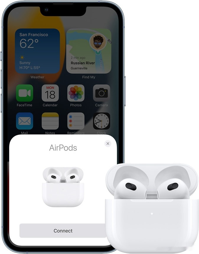 Наушники Apple AirPods 3 (без поддержки MagSafe) Наушники Apple AirPods 3 (без поддержки MagSafe)
