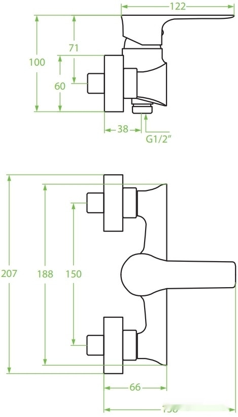 Смеситель Laveo Raila BLL 740D Смеситель Laveo Raila BLL 740D