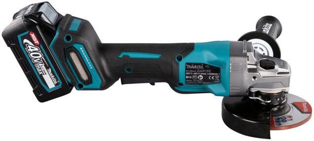 Угловая шлифмашина Makita GA013GU201 (с 2-мя АКБ, кейс)