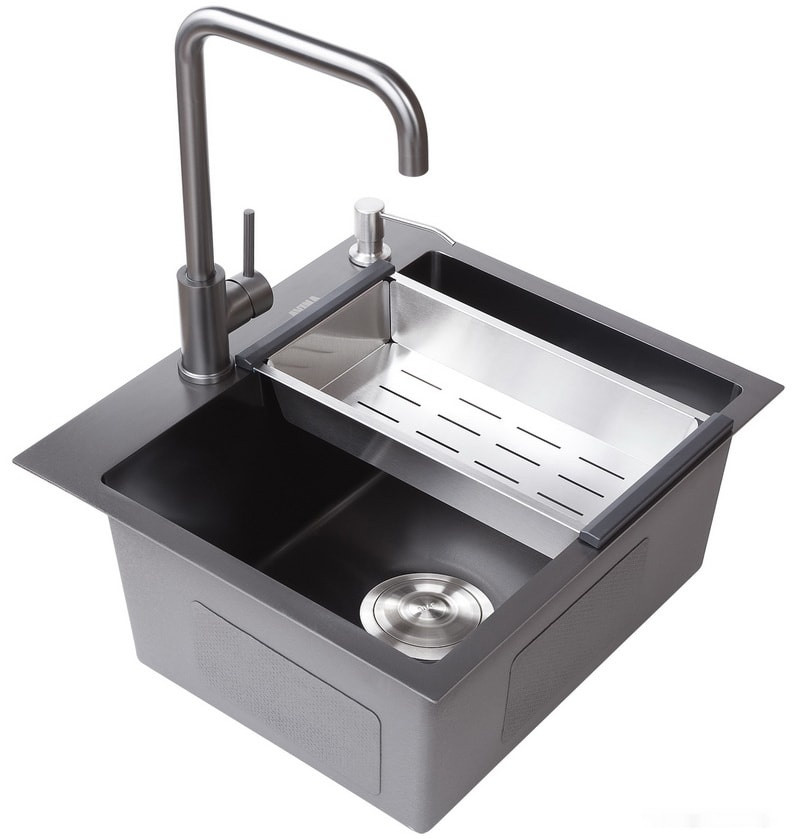 Кухонная мойка Avina HM5045 PVD (графит) Кухонная мойка Avina HM5045 PVD (графит)