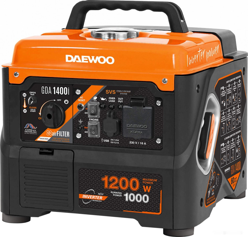 Генератор Daewoo Power GDA 1400i