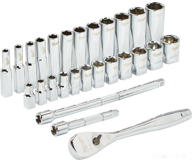 Набор торцевых головок Milwaukee 4932464943 (28 предметов) Набор торцевых головок Milwaukee 4932464943 (28 предметов)