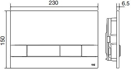 Система инсталляции OLI Narrow 152941 Система инсталляции OLI Narrow 152941