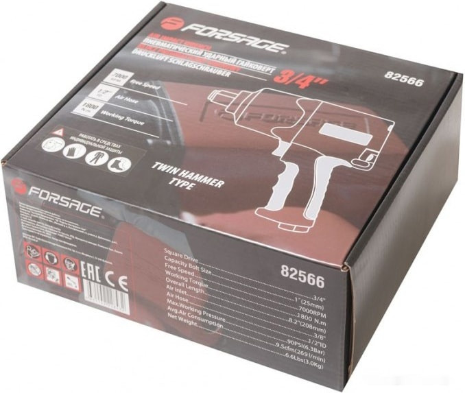 Пневмогайковерт Forsage F-82566 Пневмогайковерт Forsage F-82566