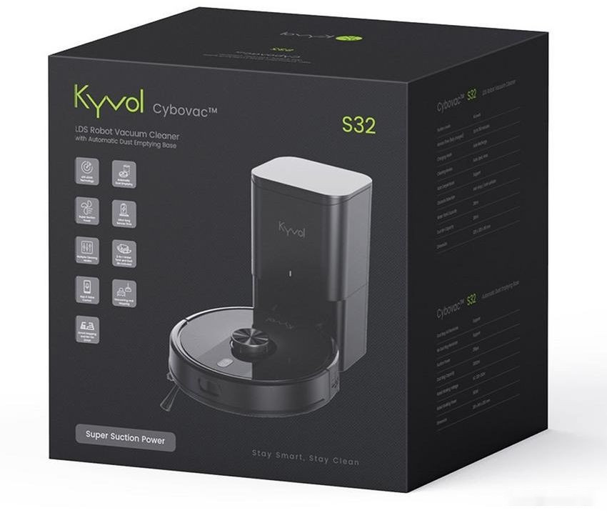 Робот-пылесос Kyvol Cybovac S32 (черный) Робот-пылесос Kyvol Cybovac S32 (черный)