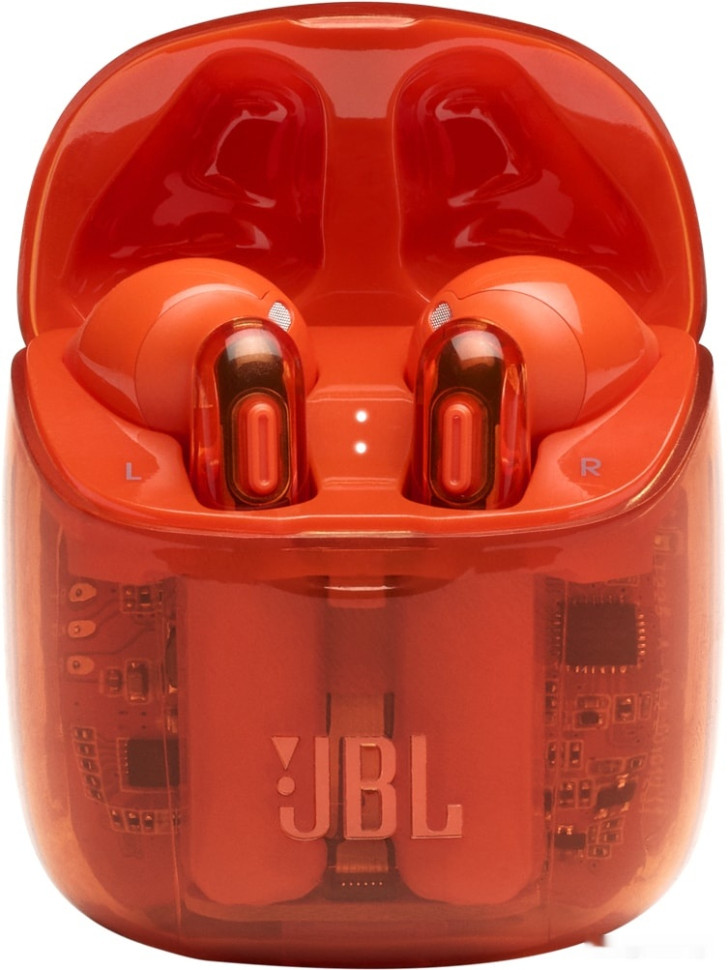 Наушники JBL Tune 225 TWS Ghost Edition (оранжевый)