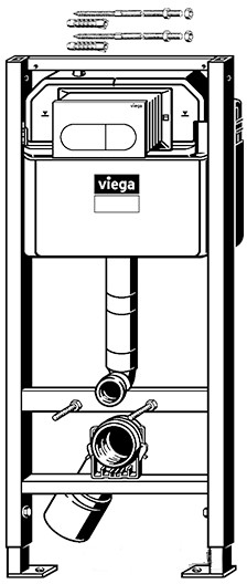 Система инсталляции Viega Prevista Dry 792 831