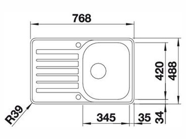 Кухонная мойка Blanco Lantos 45S-IF Compact