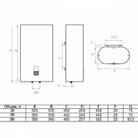 Водонагреватель Timberk Lotta T-WSE80-FS1D-V