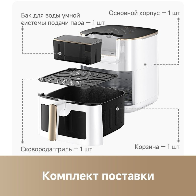 Аэрогриль Dreame Air Fryer AF30 White Аэрогриль Dreame Air Fryer AF30 White