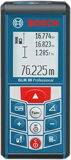 Лазерный дальномер Bosch GLM 80 + BS 150 Professional