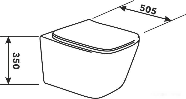 Унитаз Av Engineering Alca Plus AVWHR205 (белый) Унитаз Av Engineering Alca Plus AVWHR205 (белый)
