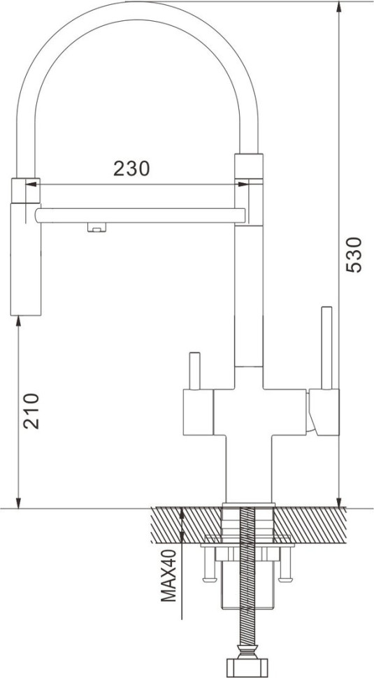Смеситель Shevanik S178L