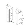 Встраиваемый холодильник Maunfeld MBF177SWGR Встраиваемый холодильник Maunfeld MBF177SWGR