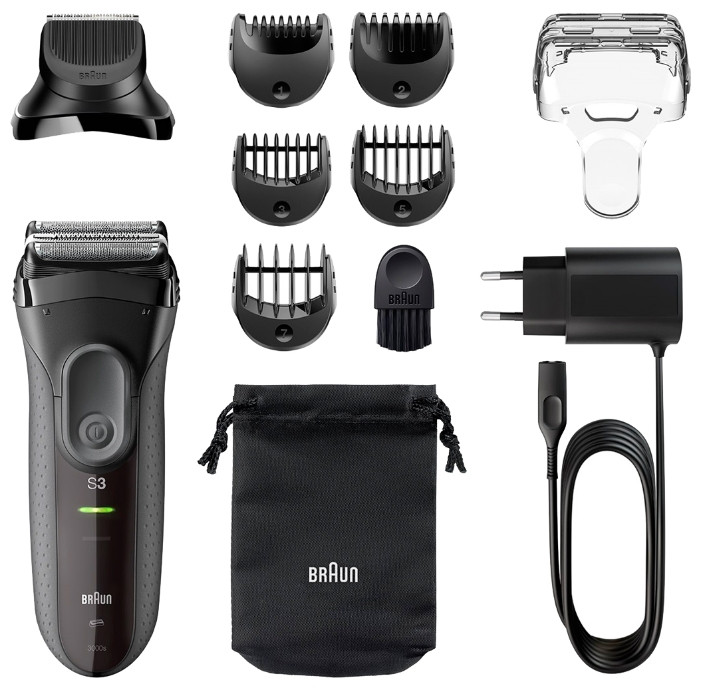 Электробритва мужская Braun 3000BT Series 3 Shave&Style