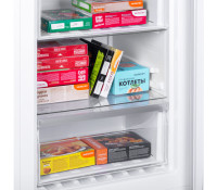 Холодильник с морозильником Maunfeld MFF185NFW