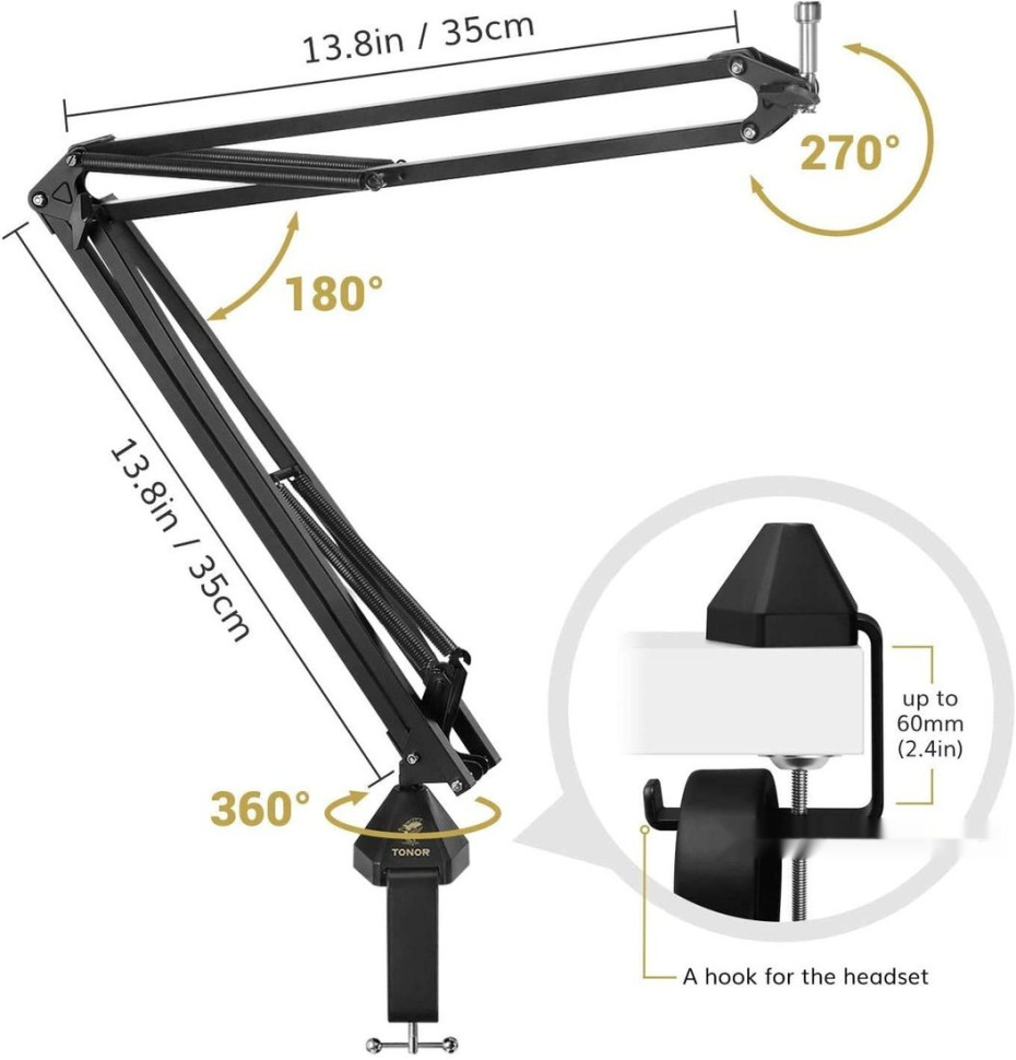 Проводной микрофон Tonor TC-2030 Проводной микрофон Tonor TC-2030