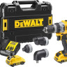 Дрель-шуруповерт DeWALT DCD703L2T (с 2-мя АКБ, кейс, набор патронов) Дрель-шуруповерт DeWALT DCD703L2T (с 2-мя АКБ, кейс, набор патронов)