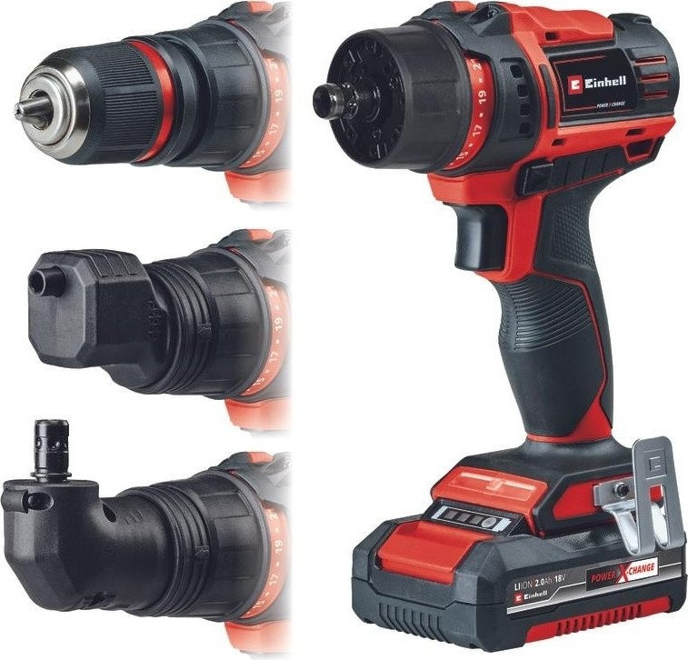 Дрель-шуруповерт Einhell E-CD 18/45 3X-Li 4513990 (с 1-им АКБ, кейс)