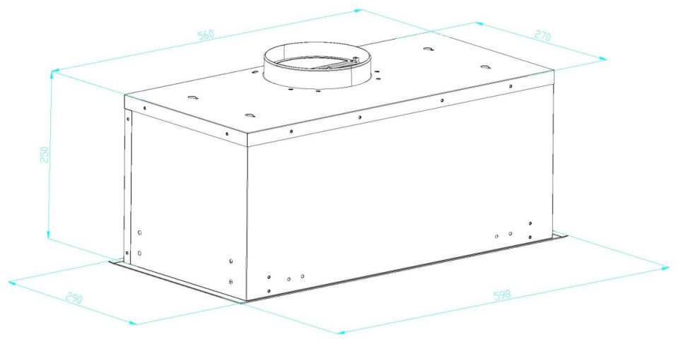 Вытяжка Schtoff Konvex 60 Black (черный) Вытяжка Schtoff Konvex 60 Black (черный)