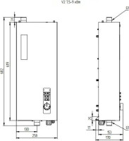 Отопительный котёл GTM Classic E100-7.5