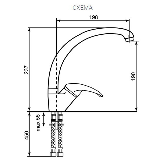 Смеситель Ulgran U-007 302 (ПЕСОК) Смеситель Ulgran U-007 302 (ПЕСОК)