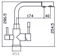 Смеситель Zorg AER SZR-1339M