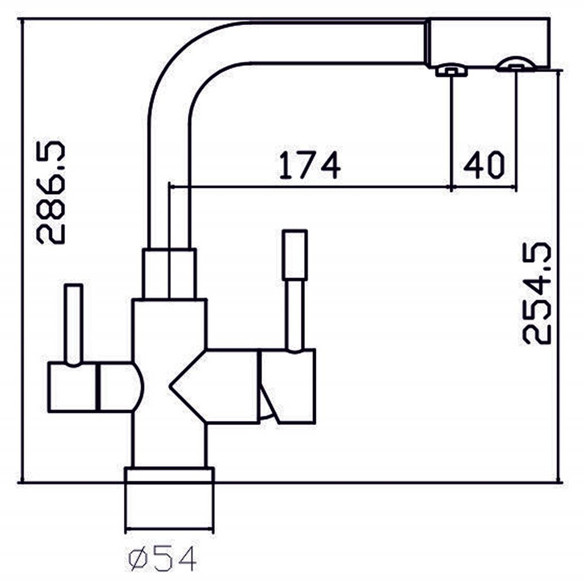 Смеситель Zorg AER SZR-1339M