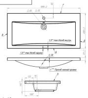 Умывальник Andrea 1000