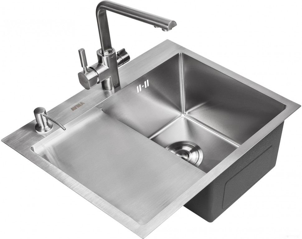 Кухонная мойка Avina HM5848R (нержавеющая сталь)