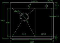 Кухонная мойка Avina HM5848R (нержавеющая сталь)