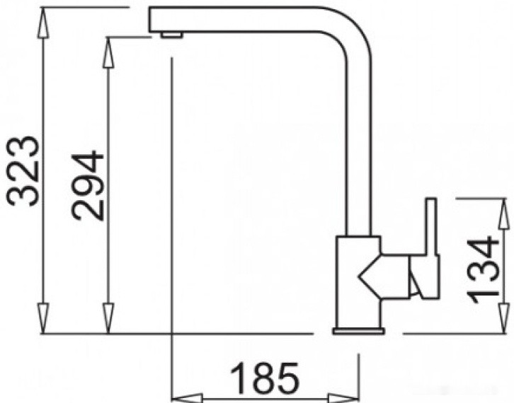 Смеситель Elleci Trail G40 Nero Смеситель Elleci Trail G40 Nero