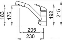 Смеситель Elleci Madeira Cromato