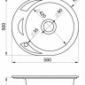 Кухонная мойка Granula GR-5802 (Антик) Кухонная мойка Granula GR-5802 (Антик)
