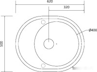 Кухонная мойка Zorg Roso 62 (песчаный берег)