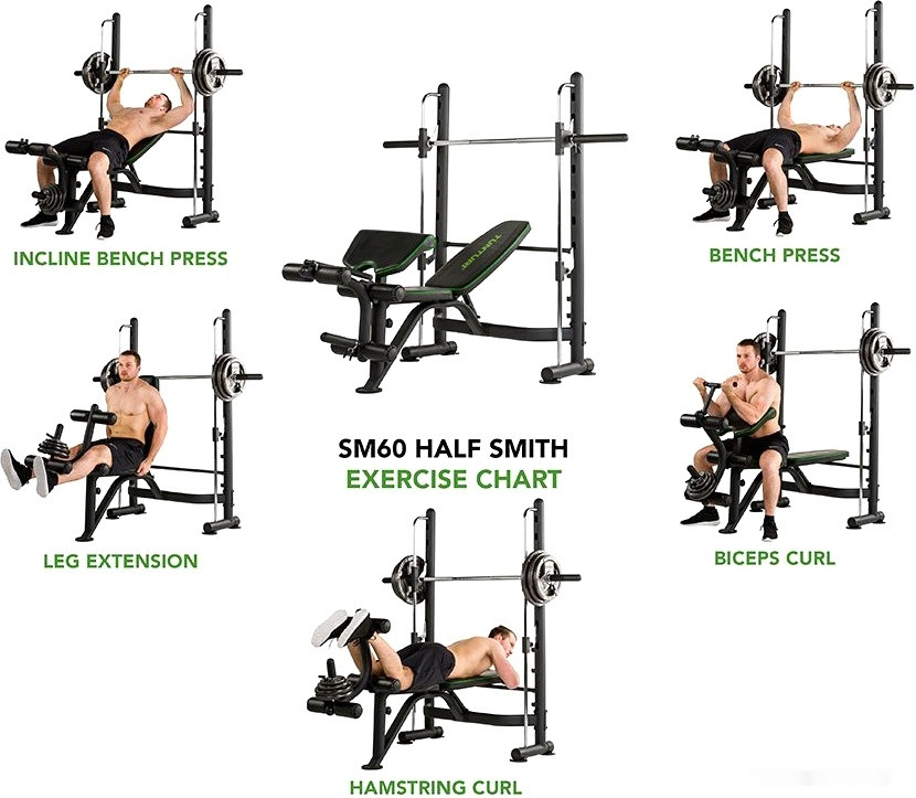 Силовая скамья Tunturi Half Smith SM60