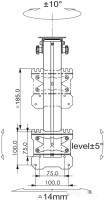 Кронштейн Onkron CR1S