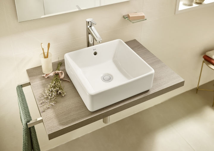 Умывальник Roca The Gap 39х37х13 Умывальник Roca The Gap 39х37х13