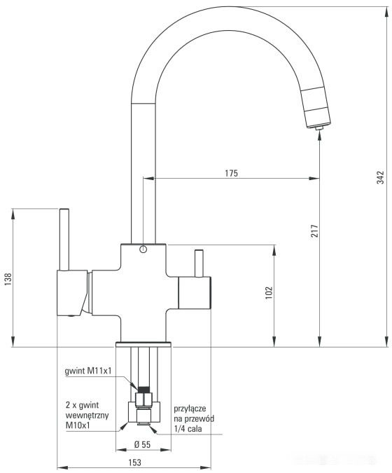 Смеситель Deante BCH 064M Смеситель Deante BCH 064M