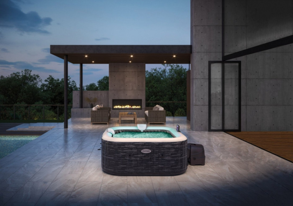 Бассейн INTEX Greystone Deluxe 28450 (175х71)