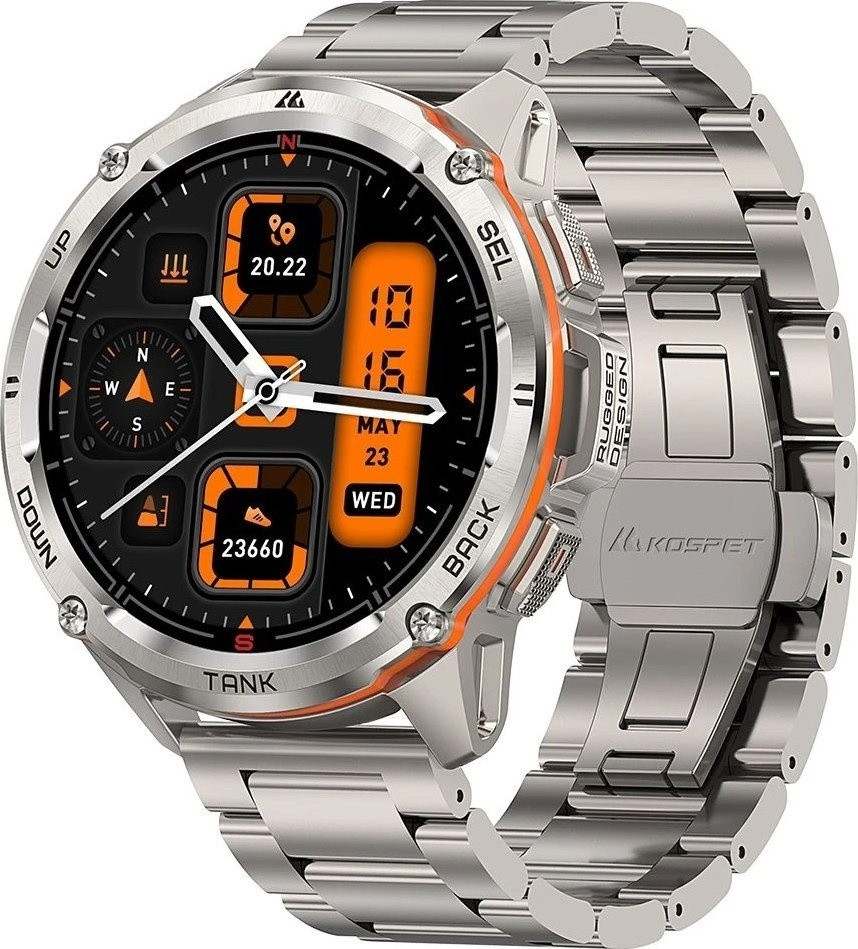 Умные часы Kospet Tank T3 Ultra Special Edition (серебристый) Умные часы Kospet Tank T3 Ultra Special Edition (серебристый)