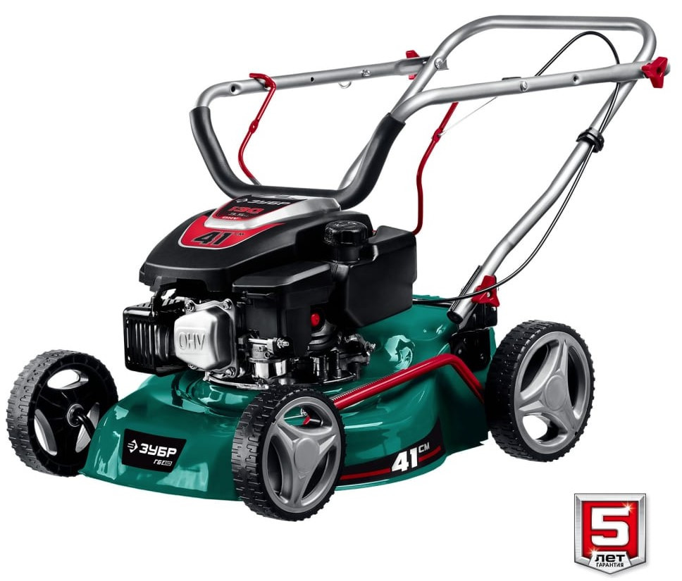 Бензиновая газонокосилка ЗУБР ГБ-410 Бензиновая газонокосилка ЗУБР ГБ-410
