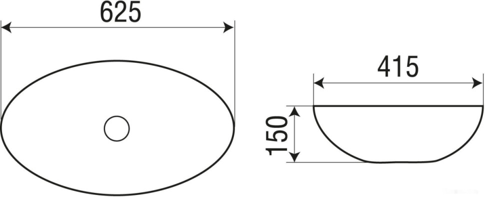 Умывальник Weltwasser Elbach 3077 Умывальник Weltwasser Elbach 3077