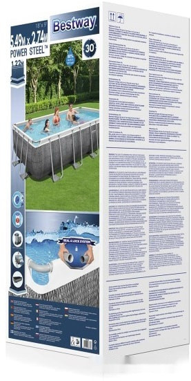 Бассейн Bestway Power Steel 56998 (549x274x122) Бассейн Bestway Power Steel 56998 (549x274x122)