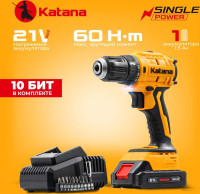 Дрель-шуруповерт Katana HD Line BCD 5000 (с 1-им АКБ 1.5 Ач)